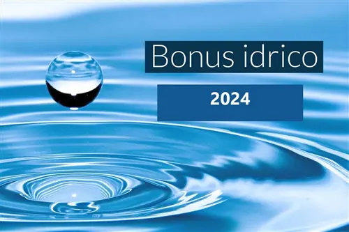 Bonus idrico integrativo Anno 2024