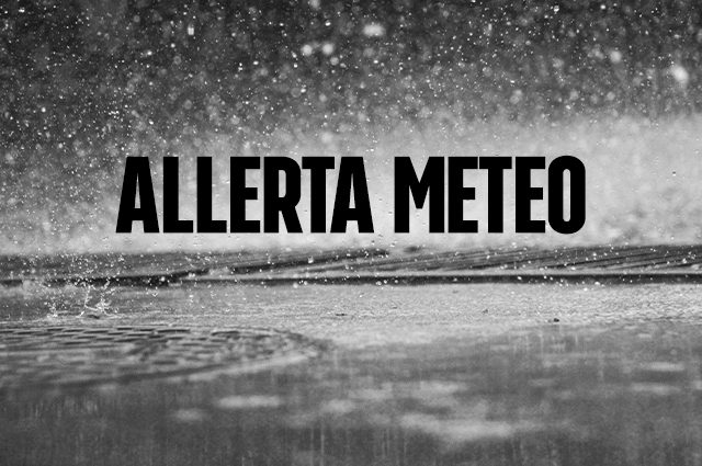 Avviso allerta meteo - 22 novembre