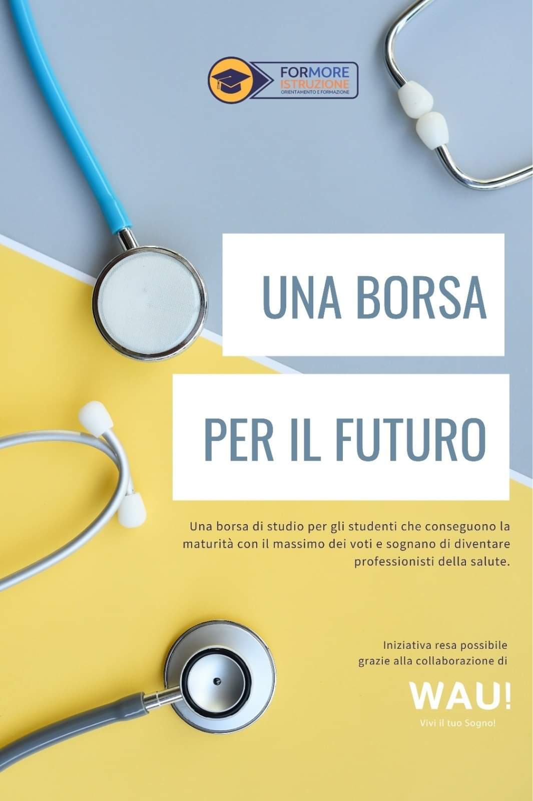 Avviso: "Una Borsa per il futuro", borsa di studio Formore Istruzione per diplomati - scadenza 29.07.2020
