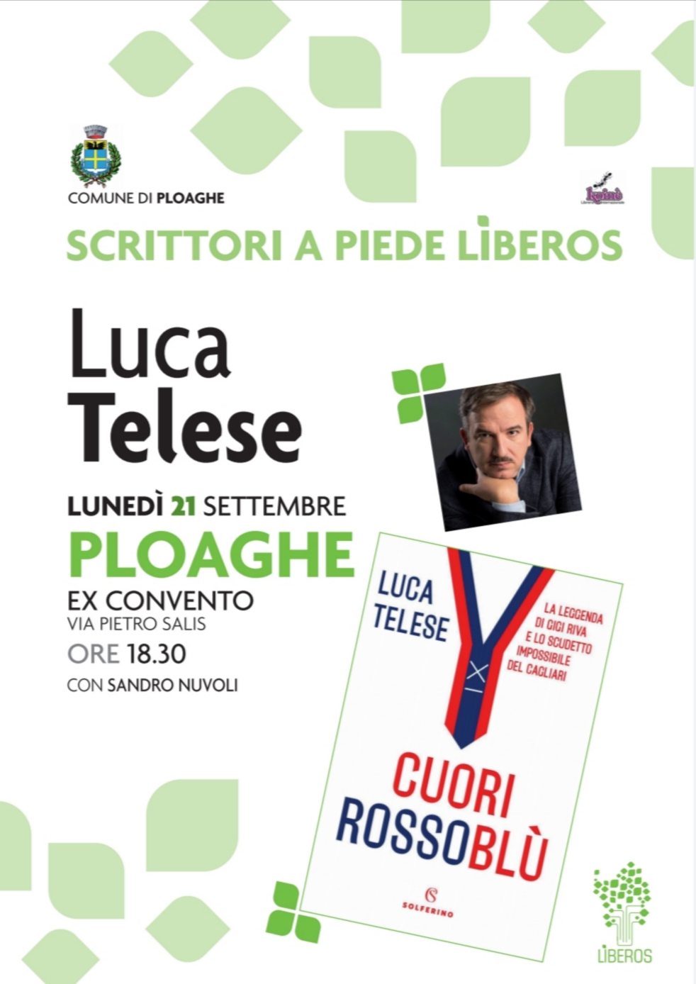 Èntula, scrittori a piede lìberos: Luca Telese a Ploaghe