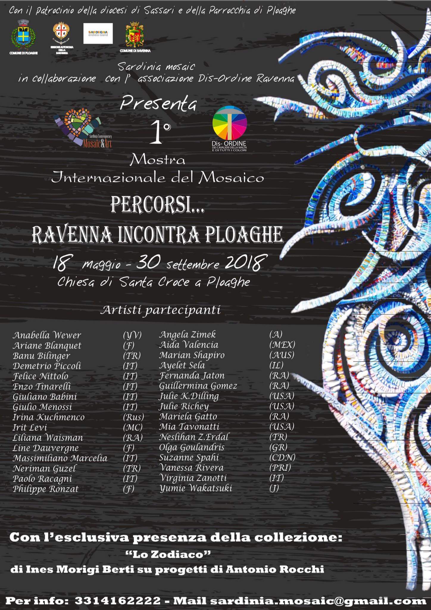 I° mostra internazionale del Mosaico: Percorsi... Ravenna incontra Ploaghe