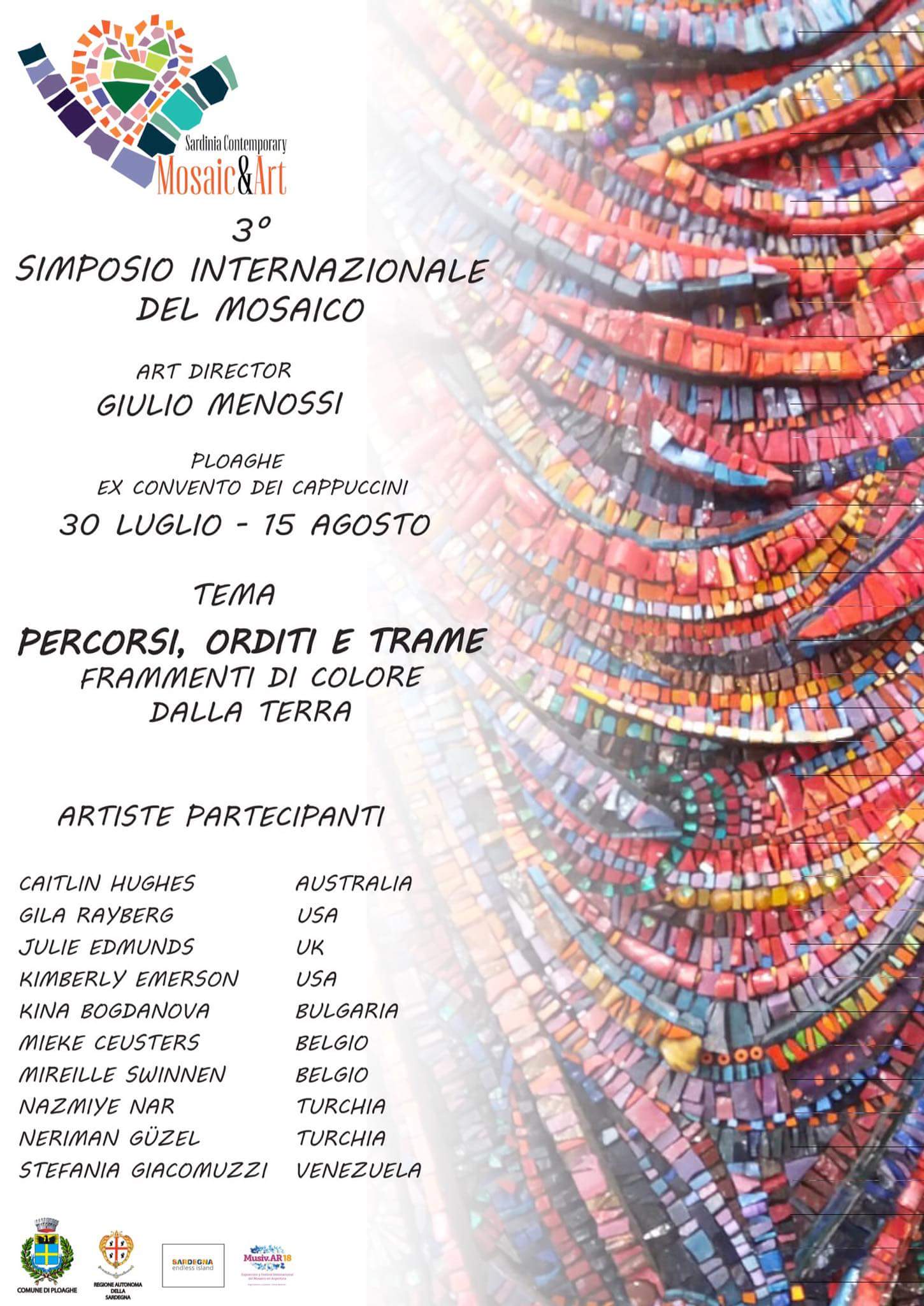 Presentazione artiste 3° Simposio internazionale del Mosaico dinamico