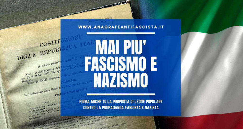 Avviso: Raccolta firme per proposta di legge di iniziativa popolare